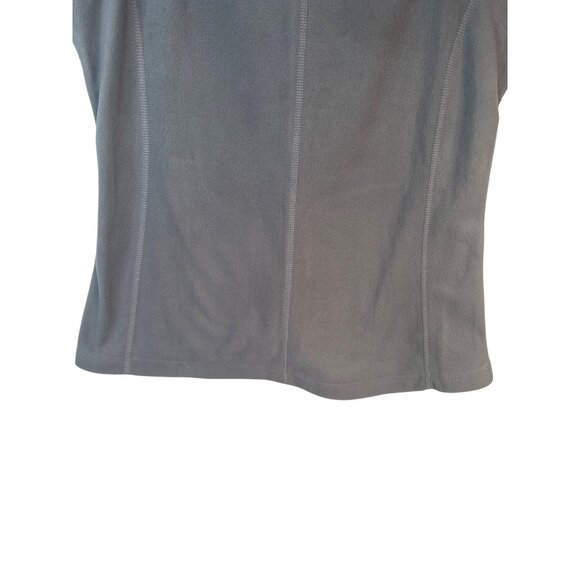 2/$30 Port Authority Ladies Gray Fleece Vest M Full-Zip Sleeveless Lightweight C - Picture 11 of 12